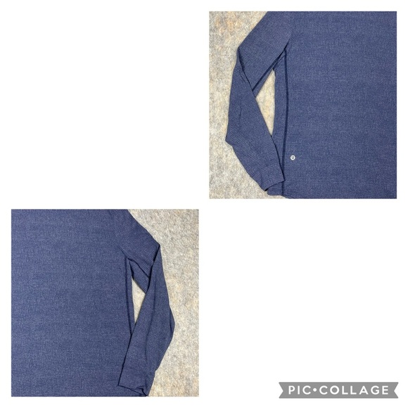 Lululemon Men’s Blue Pullover Lightweight Long Sleeve Hooded Top - Picture 9 of 14